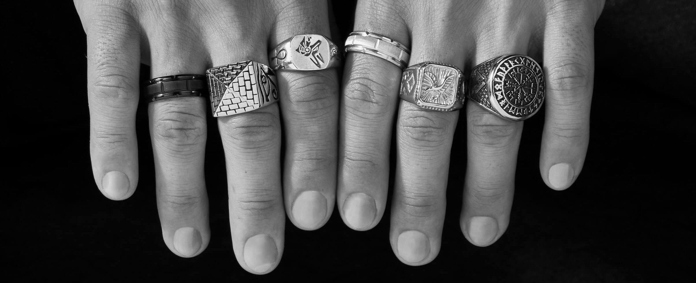 Men's Rings | Certified 925 Silver, 18K Gold & Premium Steel | MATZZO