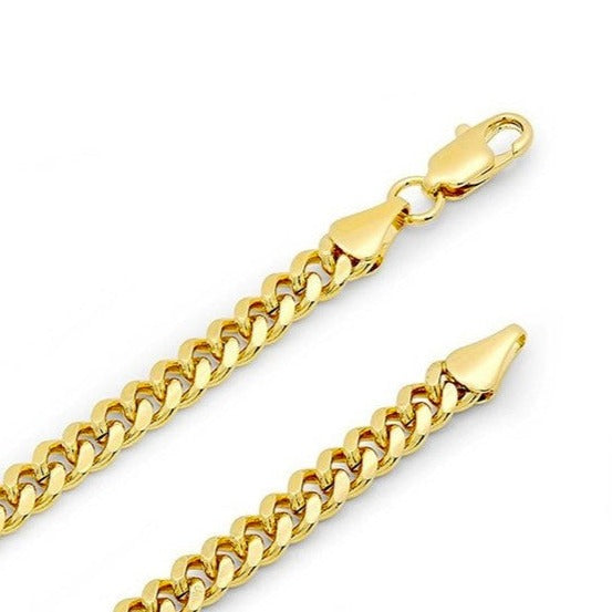 Cuban Bracelet | 18K Gold 7mm