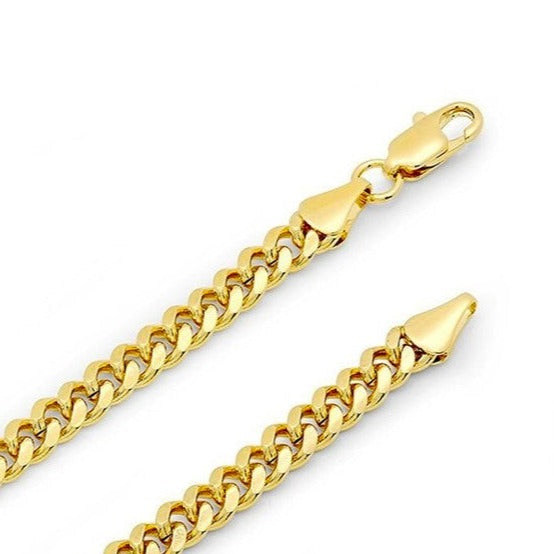 Cuban Bracelet | 18K Gold 5mm.