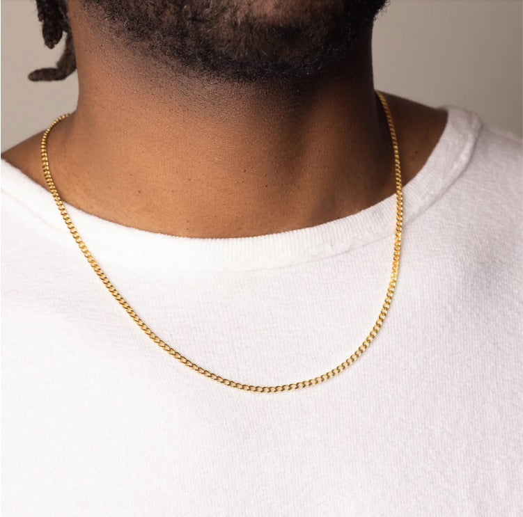 Cuban Chain | 18K Gold 3.6mm.