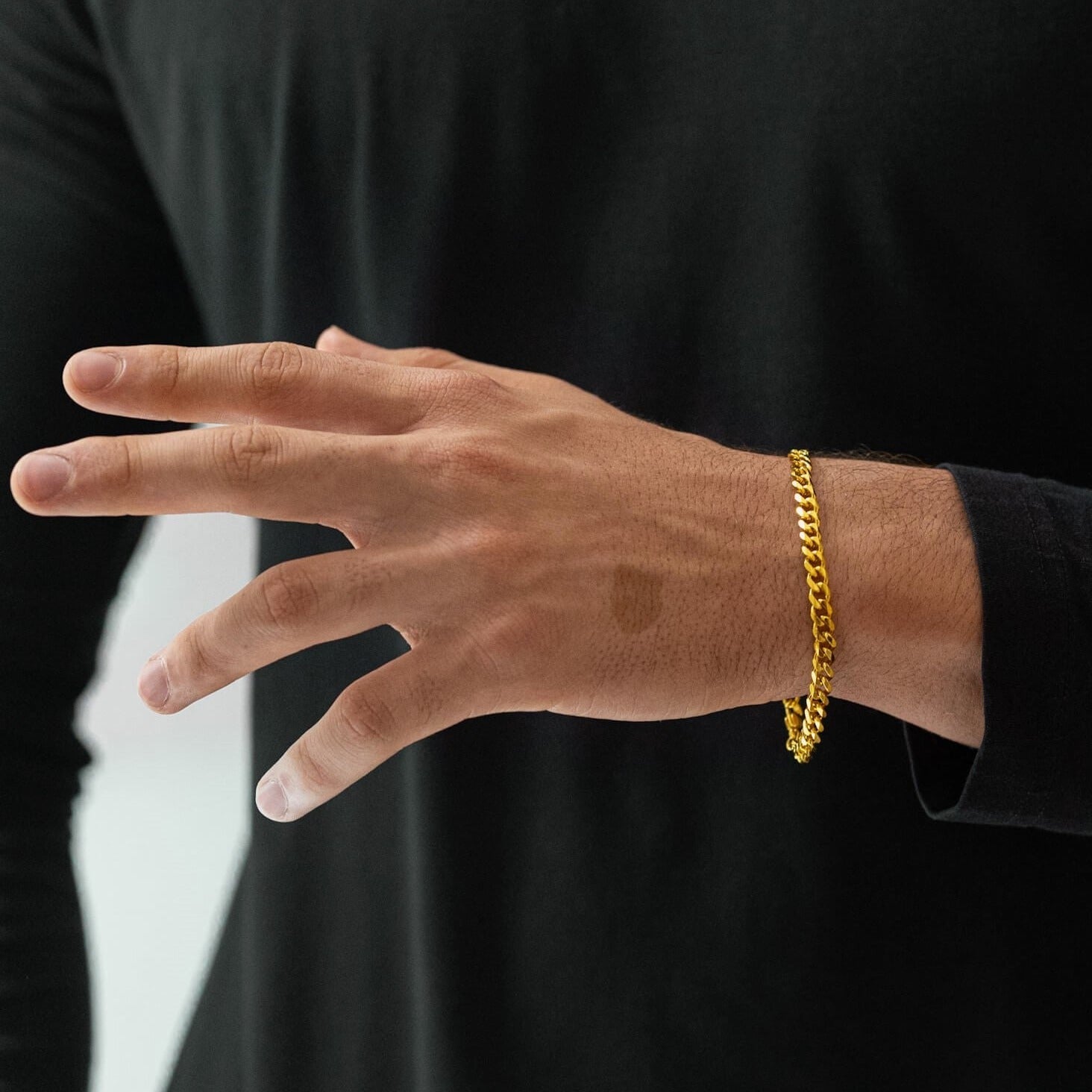 Cuban Bracelet | 18K Gold 3.6mm.