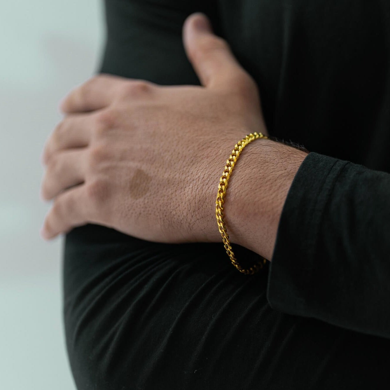 Cuban Bracelet | 18K Gold 5mm.