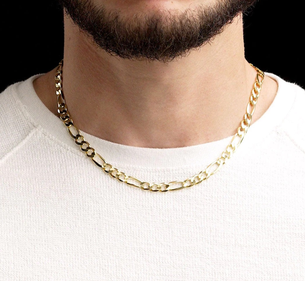 Figaro Chain | 18K Gold 7mm