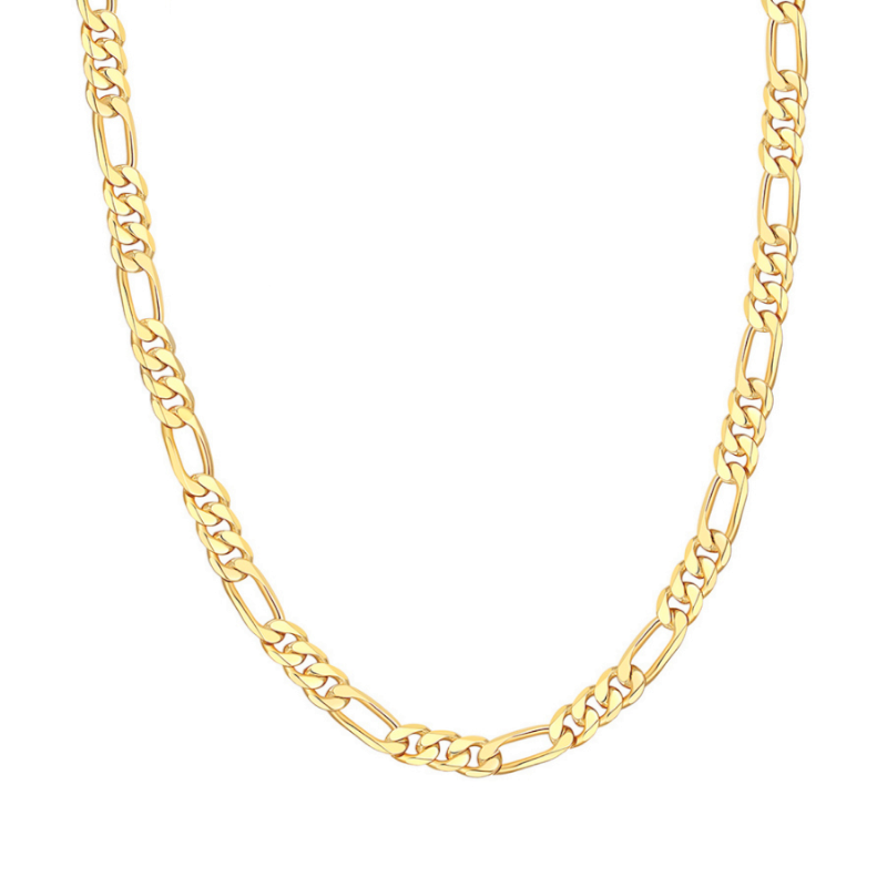 Figaro Chain | 18K Gold 7mm