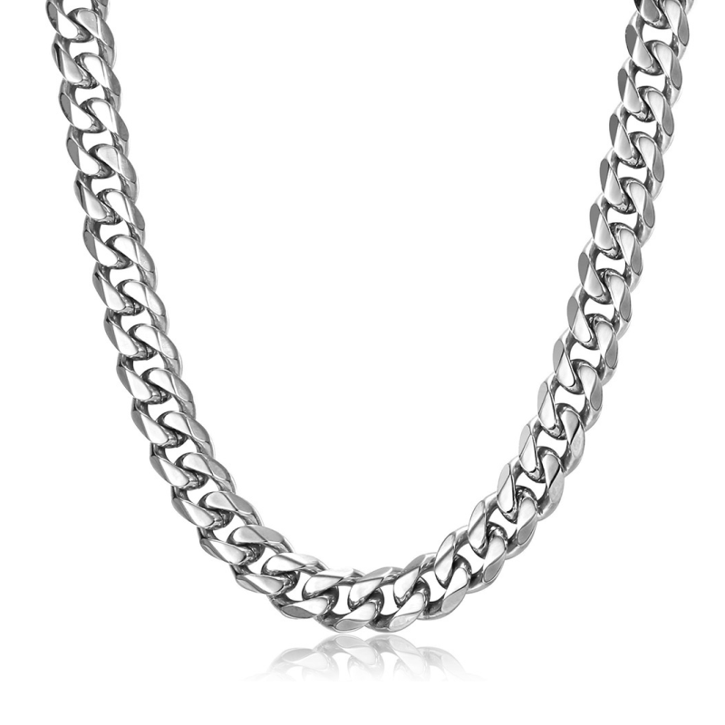 Hip-Hop Chain | Silver 12mm