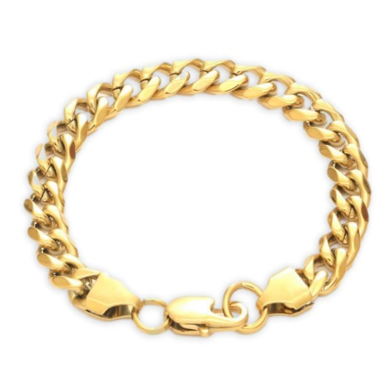 Cuban Bracelet | 18K Gold 7mm