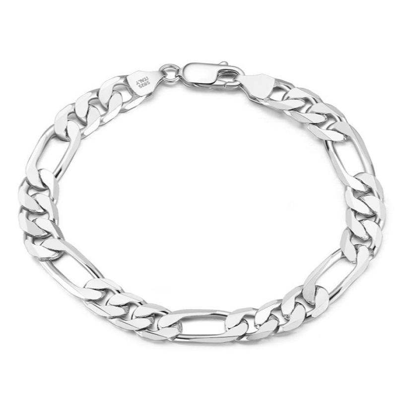 Figaro Bracelet | 925 Silver 6.5mm