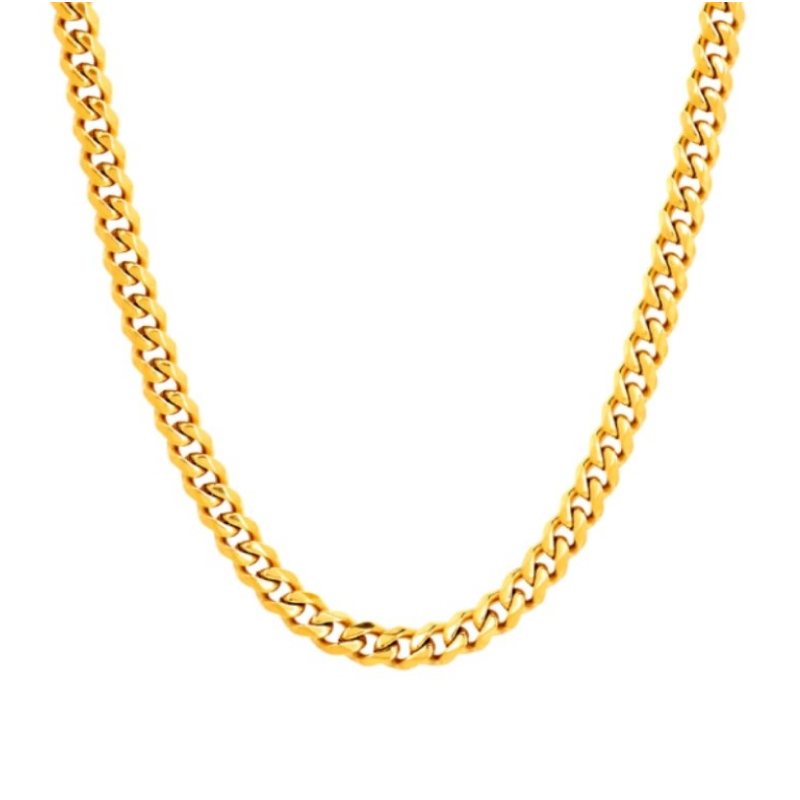 Cuban Chain | 18K Gold 5mm.