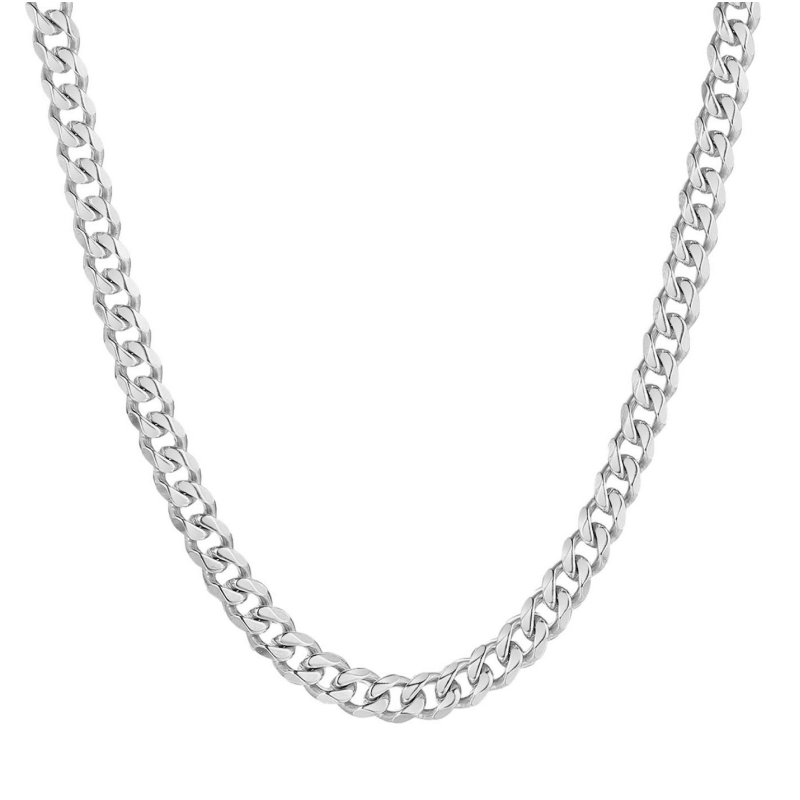 Cuban Chain | 925 Silver 7mm.