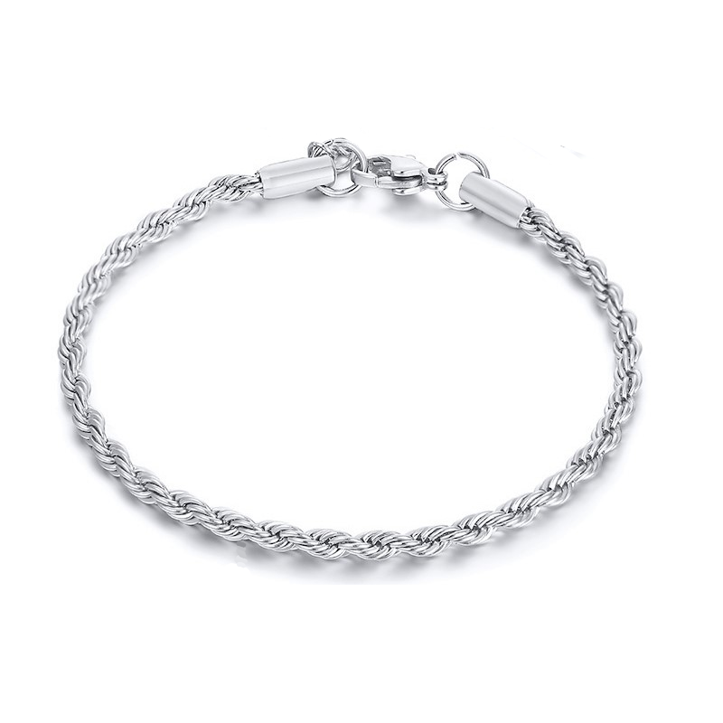 925 silver sale rope bracelet