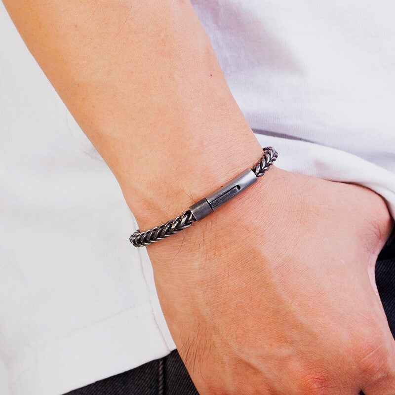 Rock Bracelet | Silver 6mm
