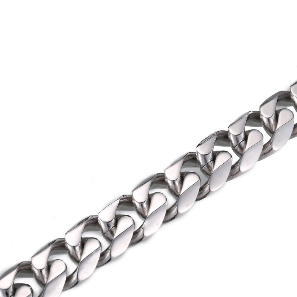 Hip-Hop Chain | Silver 12mm