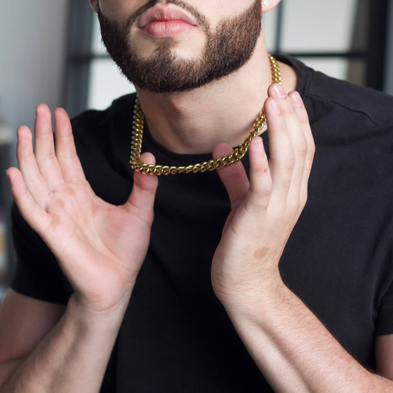 Hip-Hop Chain | Gold 14mm (Stainless Steel)