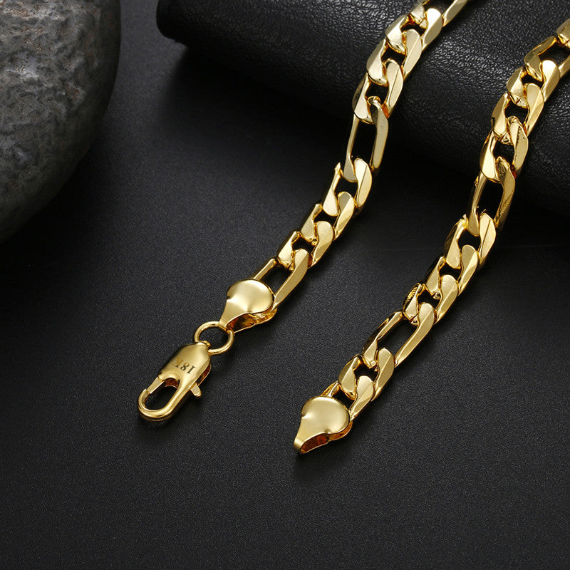 Figaro Bracelet | 18K Gold 5mm