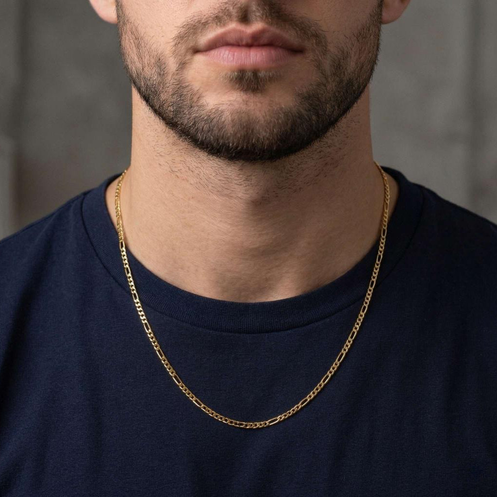 Figaro Chain | 18K Gold 3.3mm