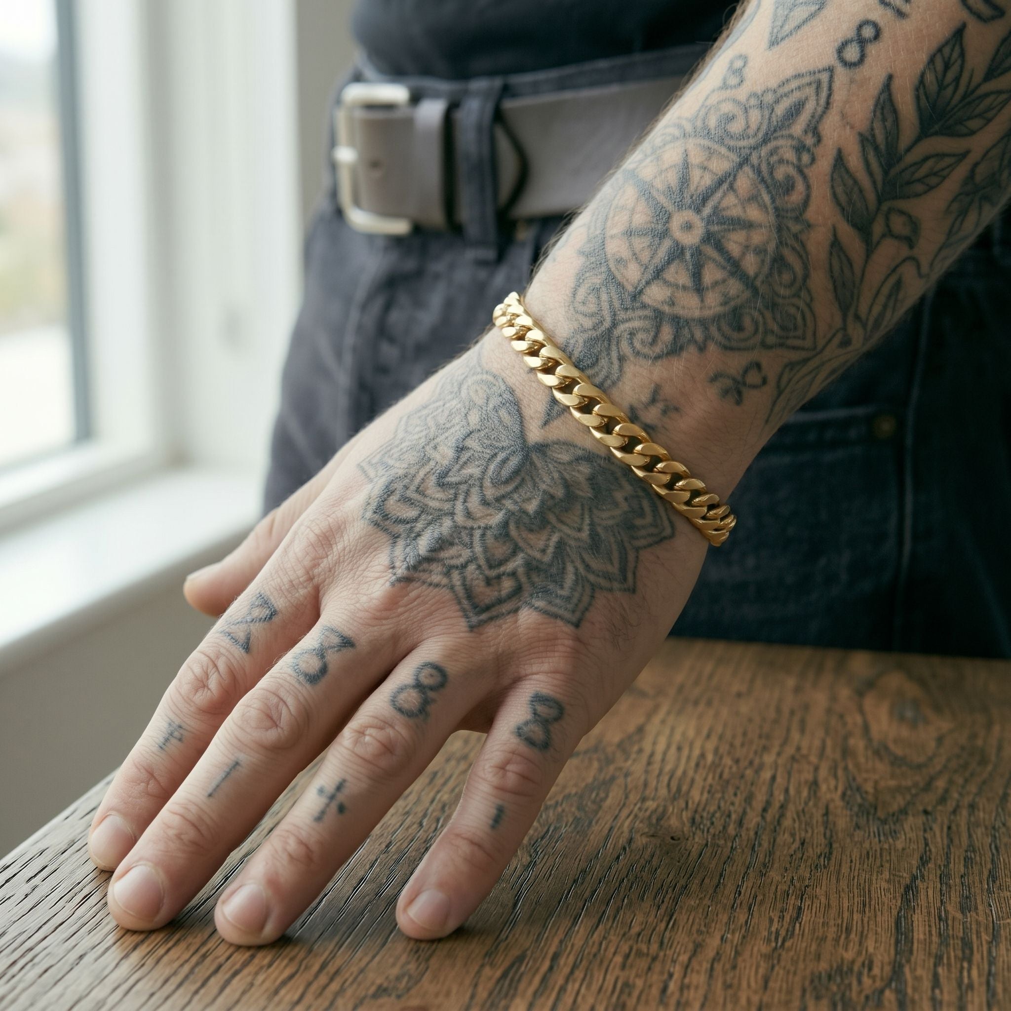 Cuban Bracelet | 18K Gold 5mm