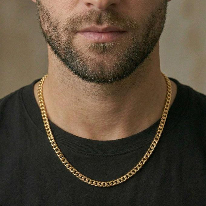 Cuban Chain | 18K Gold 5mm