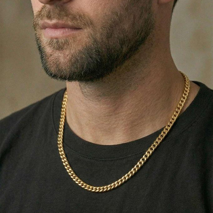 Cuban Chain | 18K Gold 5mm