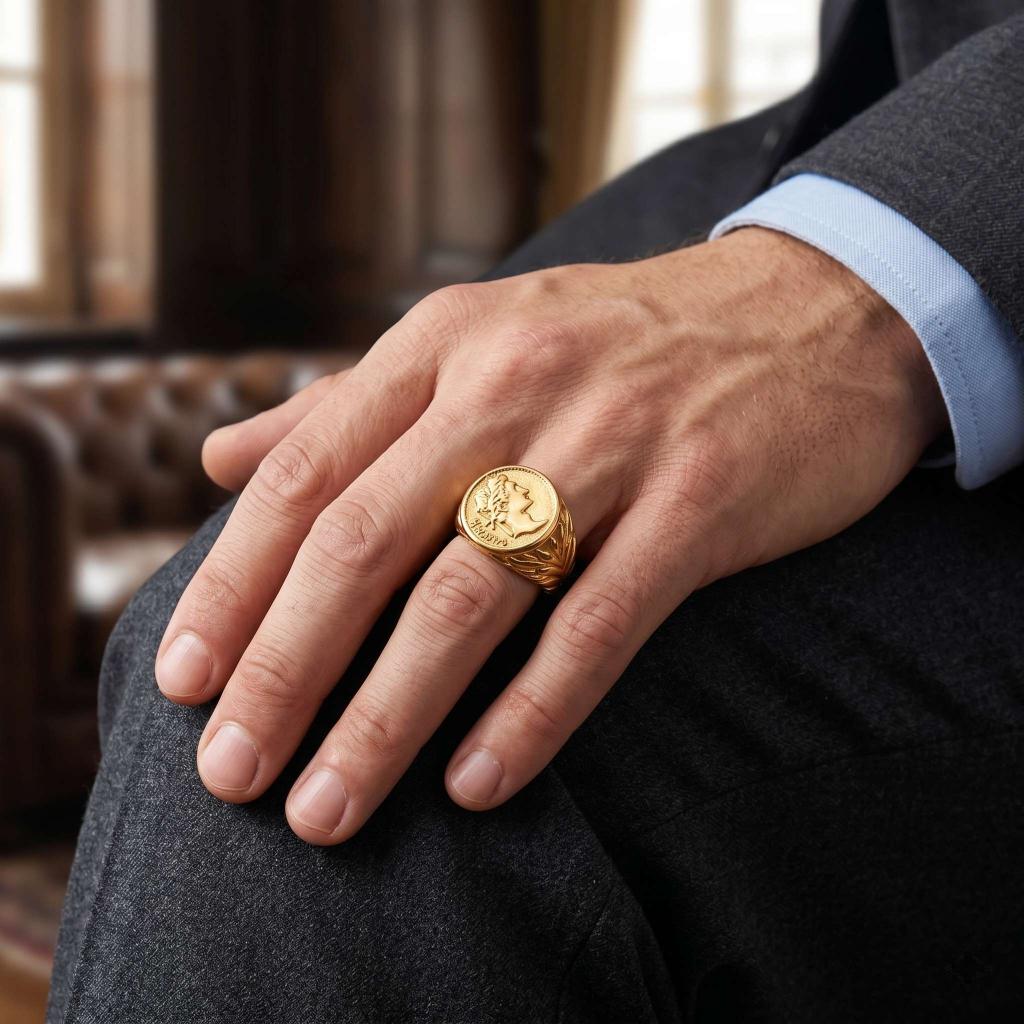 Caesar Ring | Gold