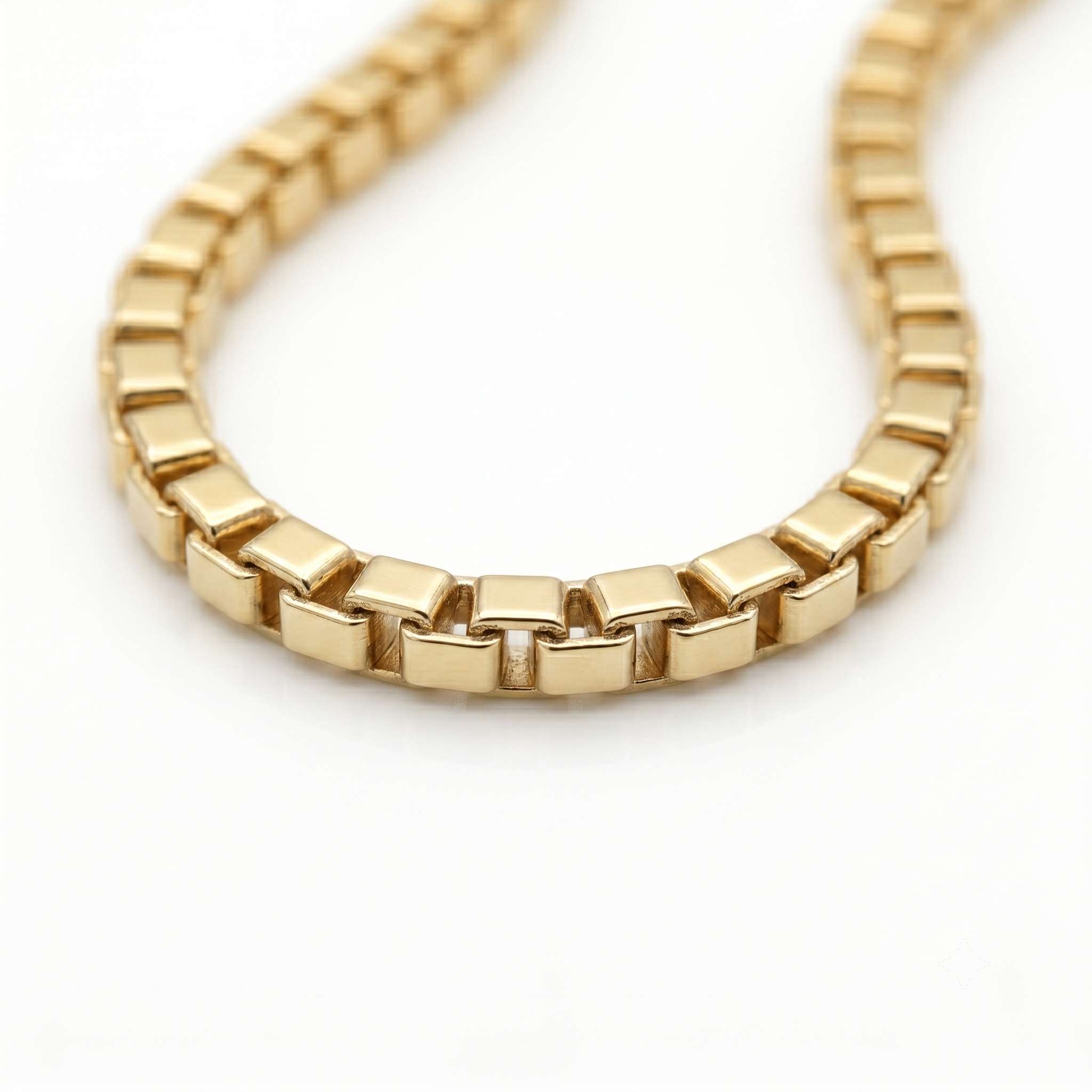 Box Chain | 18K Gold 2mm