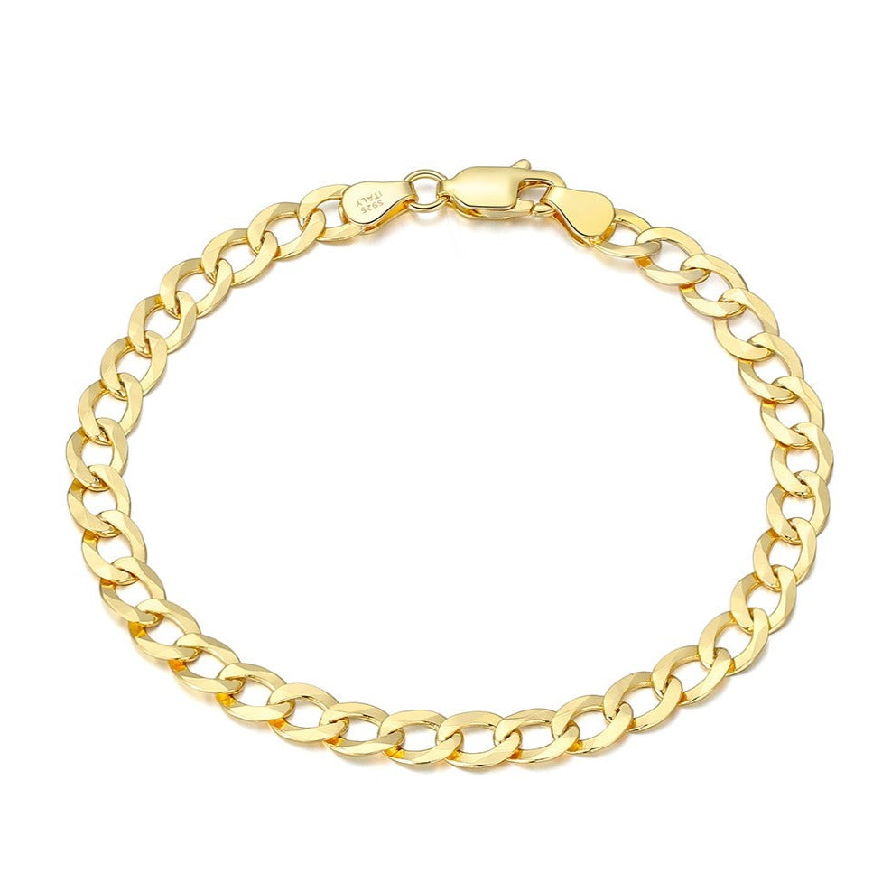 Curb Bracelet | 18K Gold 5mm