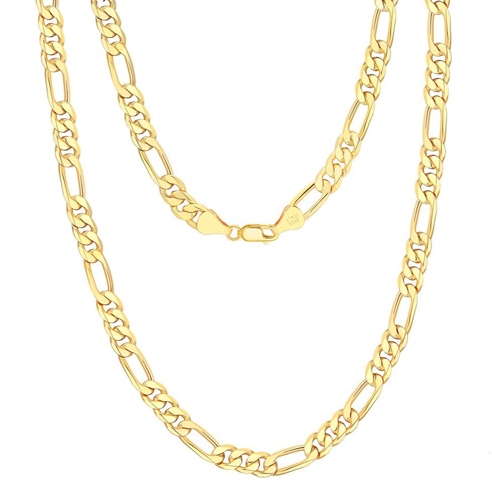 Figaro Chain | 18K Gold 7mm