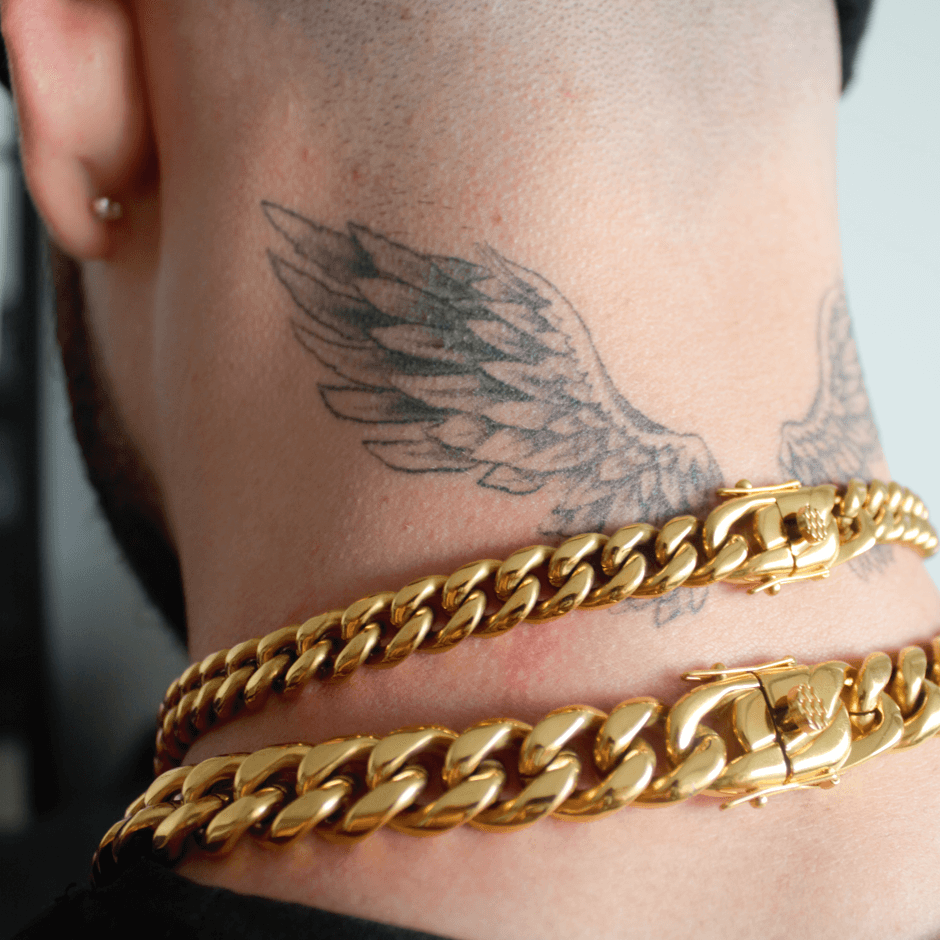 Hip-Hop Chain | Gold 14mm (Stainless Steel)