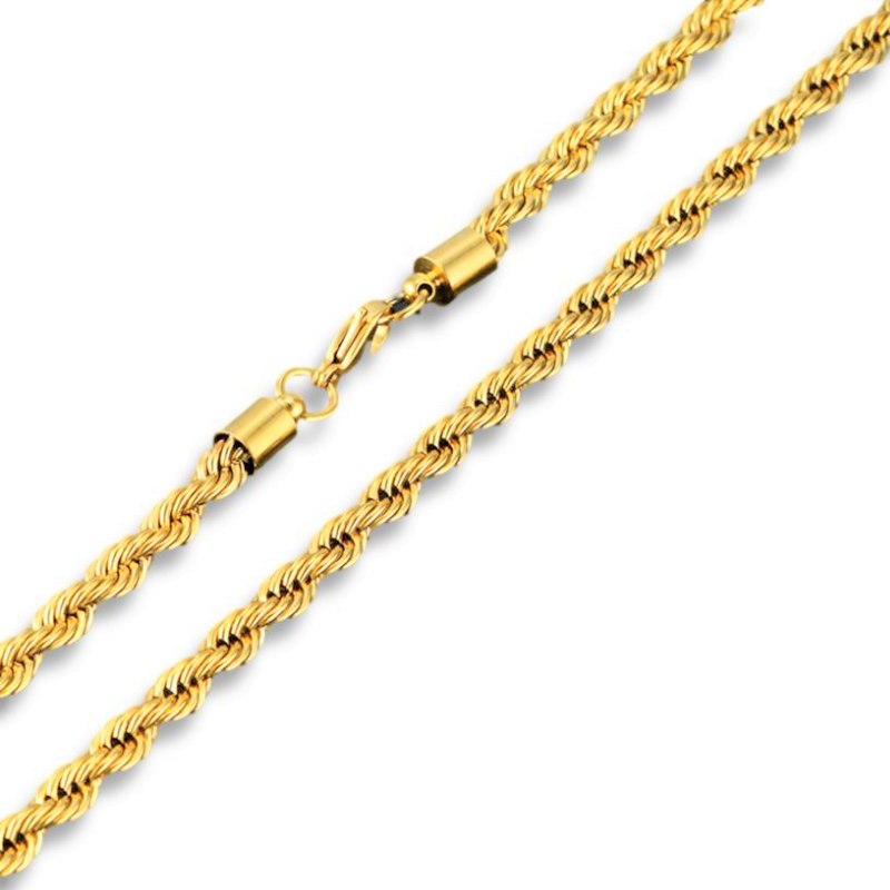 Rope Chain | 18K Gold 3.3mm