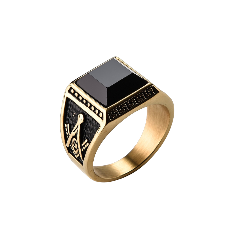 Freemason Ring | Gold.