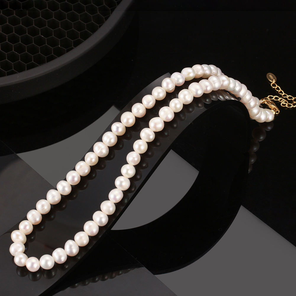 Pearls Chain | 14K Gold 6mm.