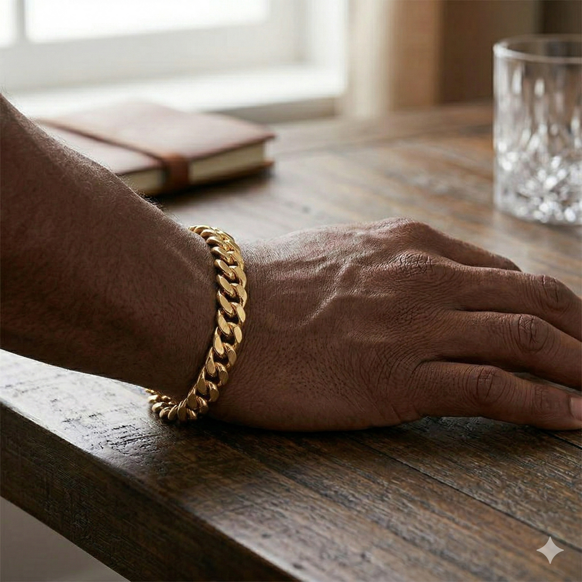 Cuban Bracelet | 18K Gold 7mm