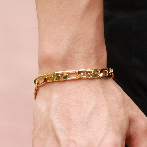 Figaro Bracelet | 18K Gold 5mm