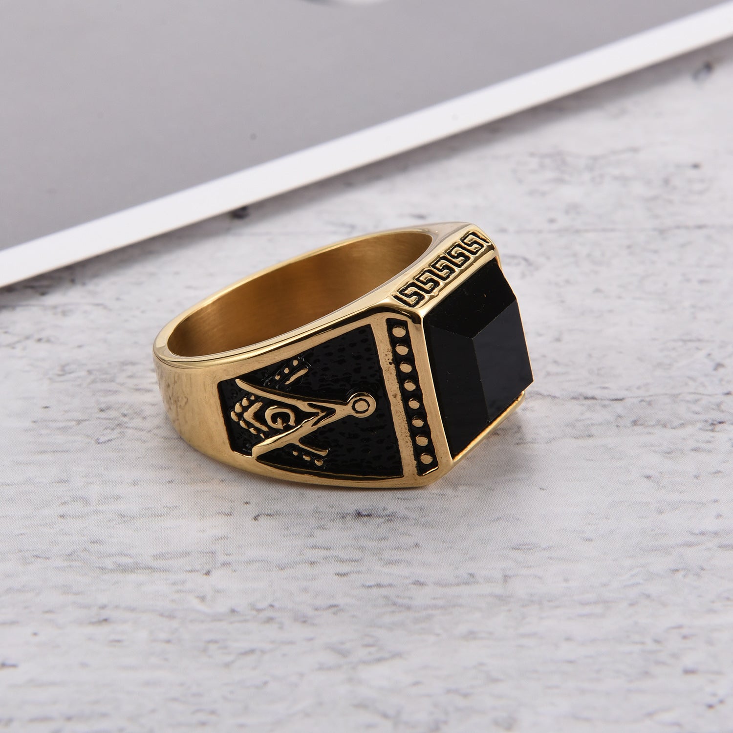 Freemason Ring | Gold.
