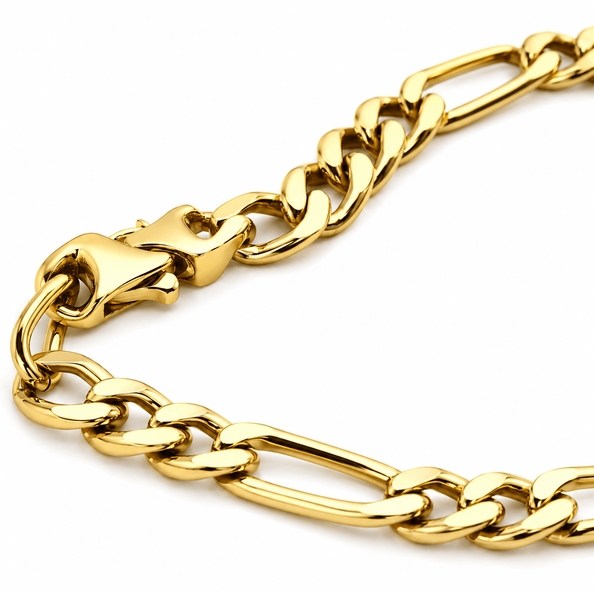 Figaro Chain | 18K Gold 7mm
