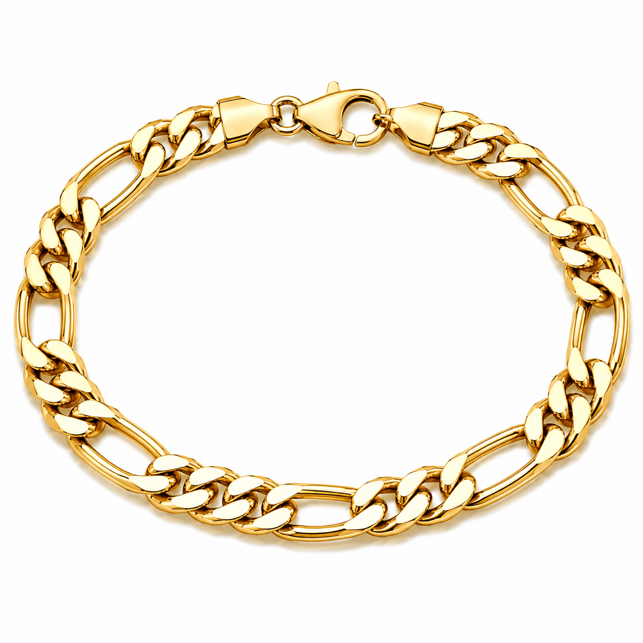 Figaro Bracelet | 18K Gold 6.5mm
