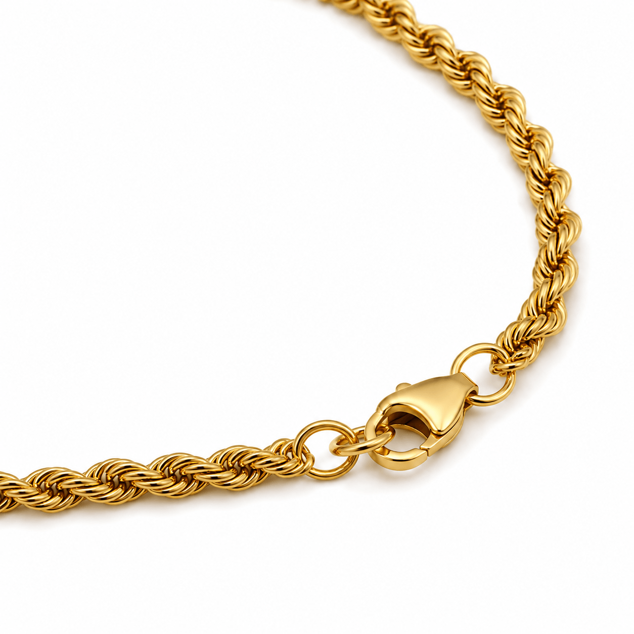 Rope Bracelet | 18K Gold 3.3mm