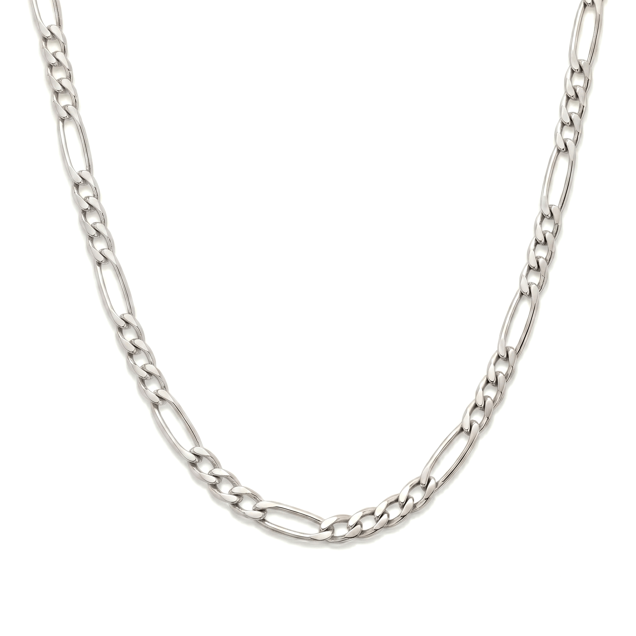 matzzo-silver-men figaro- chain 5mm