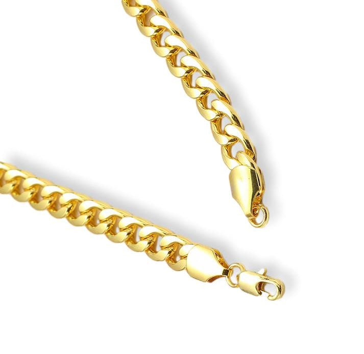 Cuban Bracelet | 18K Gold 7mm