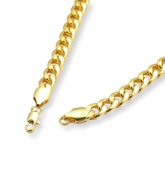 Cuban Bracelet | 18K Gold 5mm.