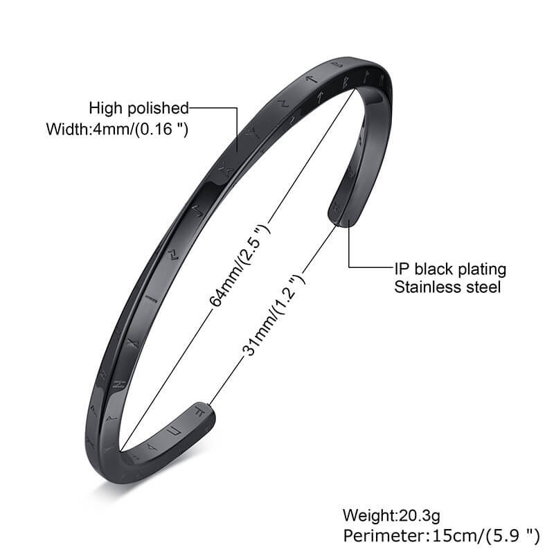 Roman Cuff | Black