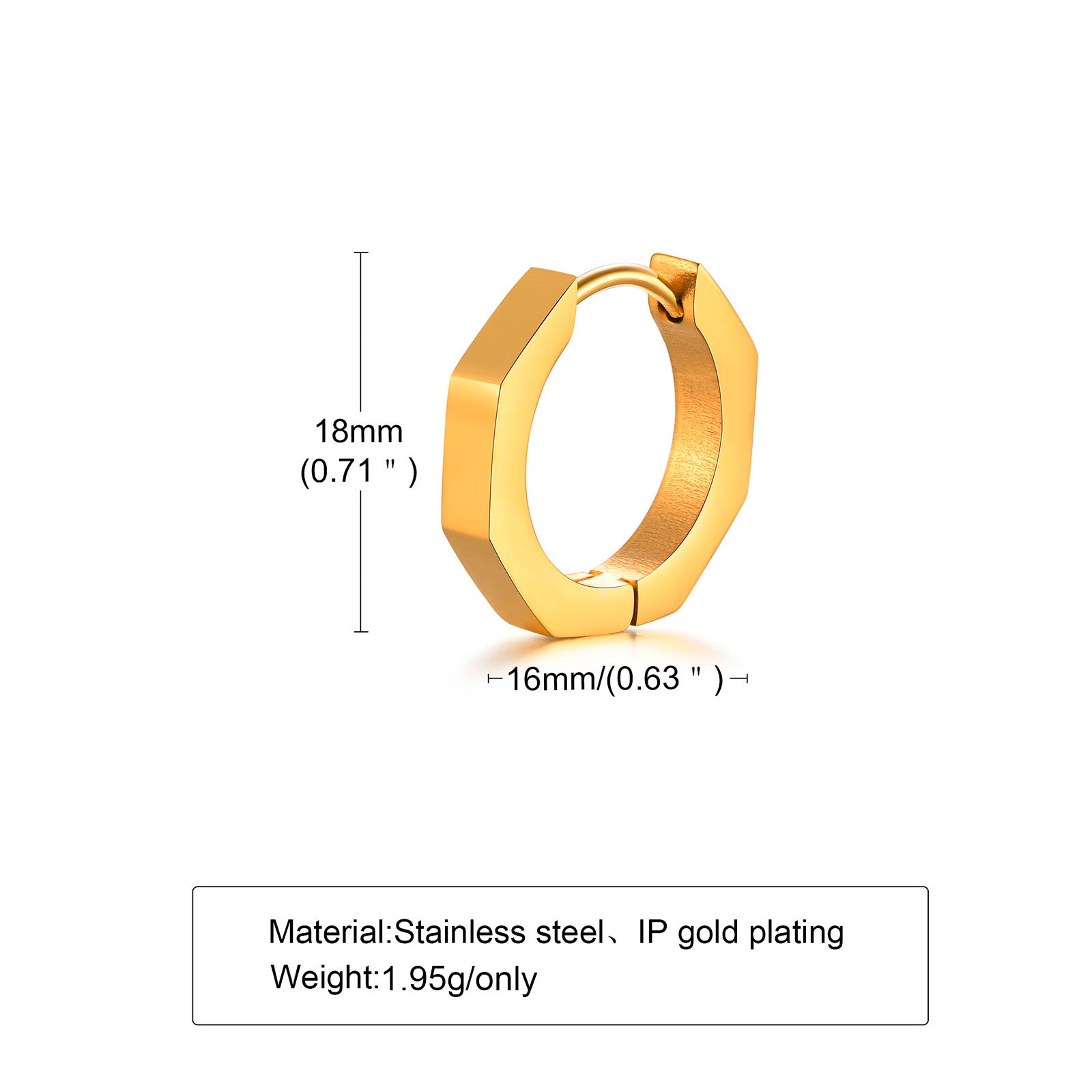 Fusion Earring | Gold