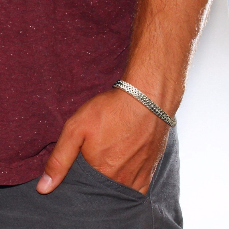 Foxtail Bracelet | Silver 6.5mm