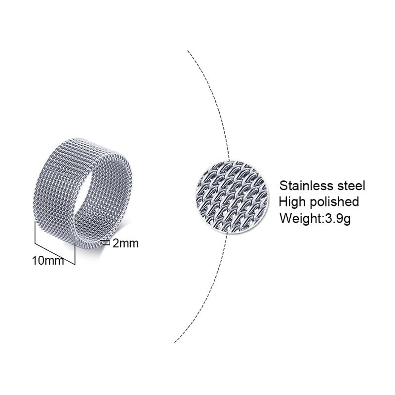 Mesh Ring | Silver