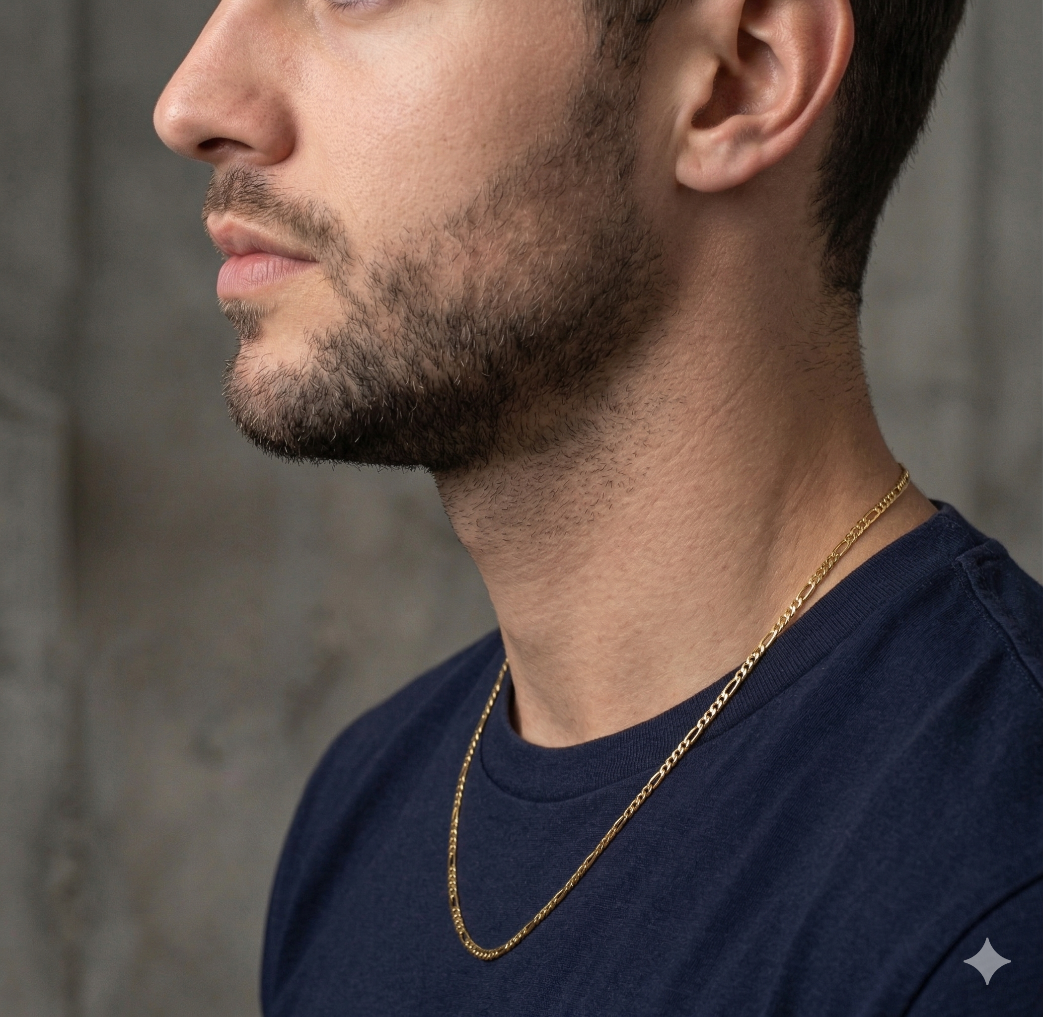 Figaro Chain | 18K Gold 3.3mm