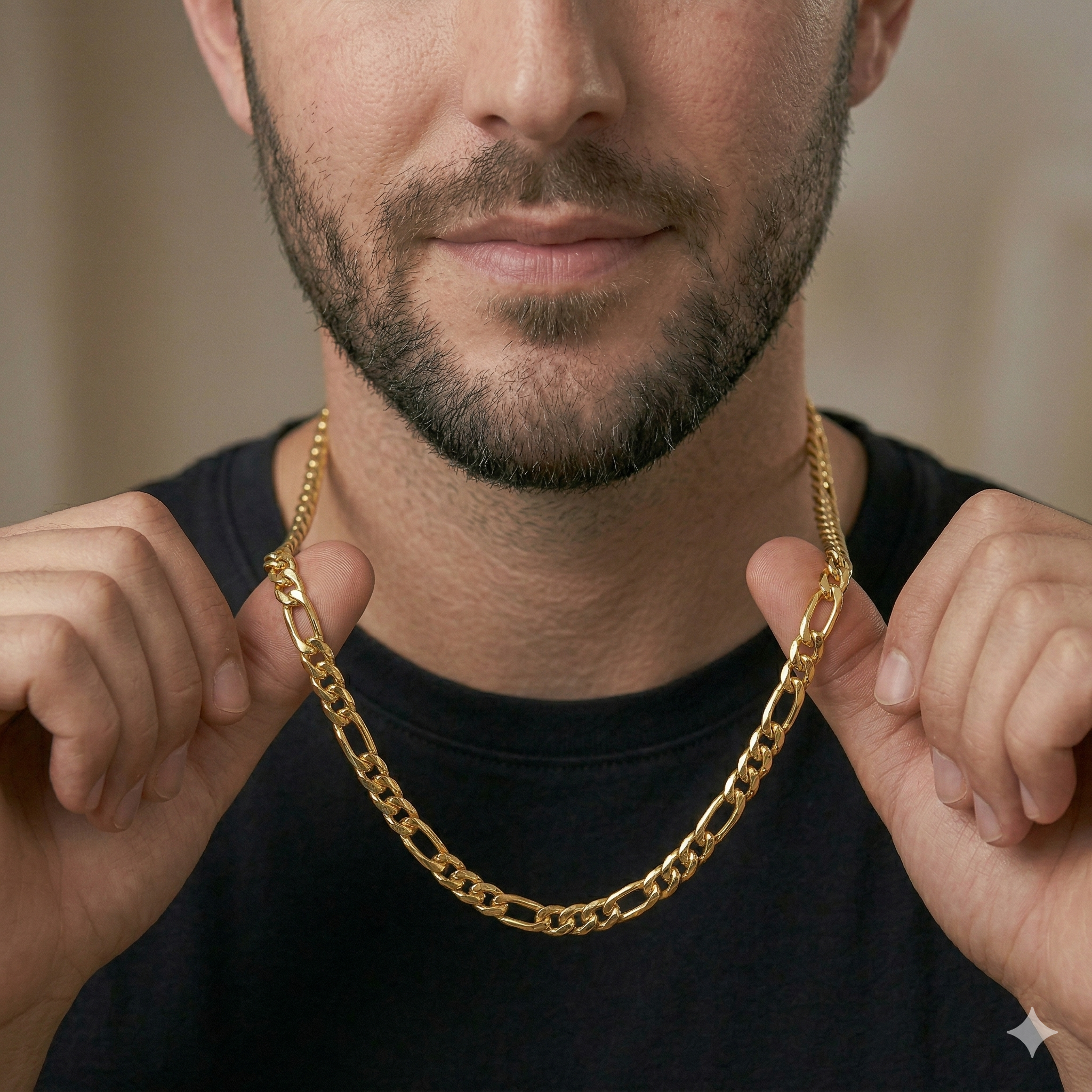 Figaro Chain | 18K Gold 5mm