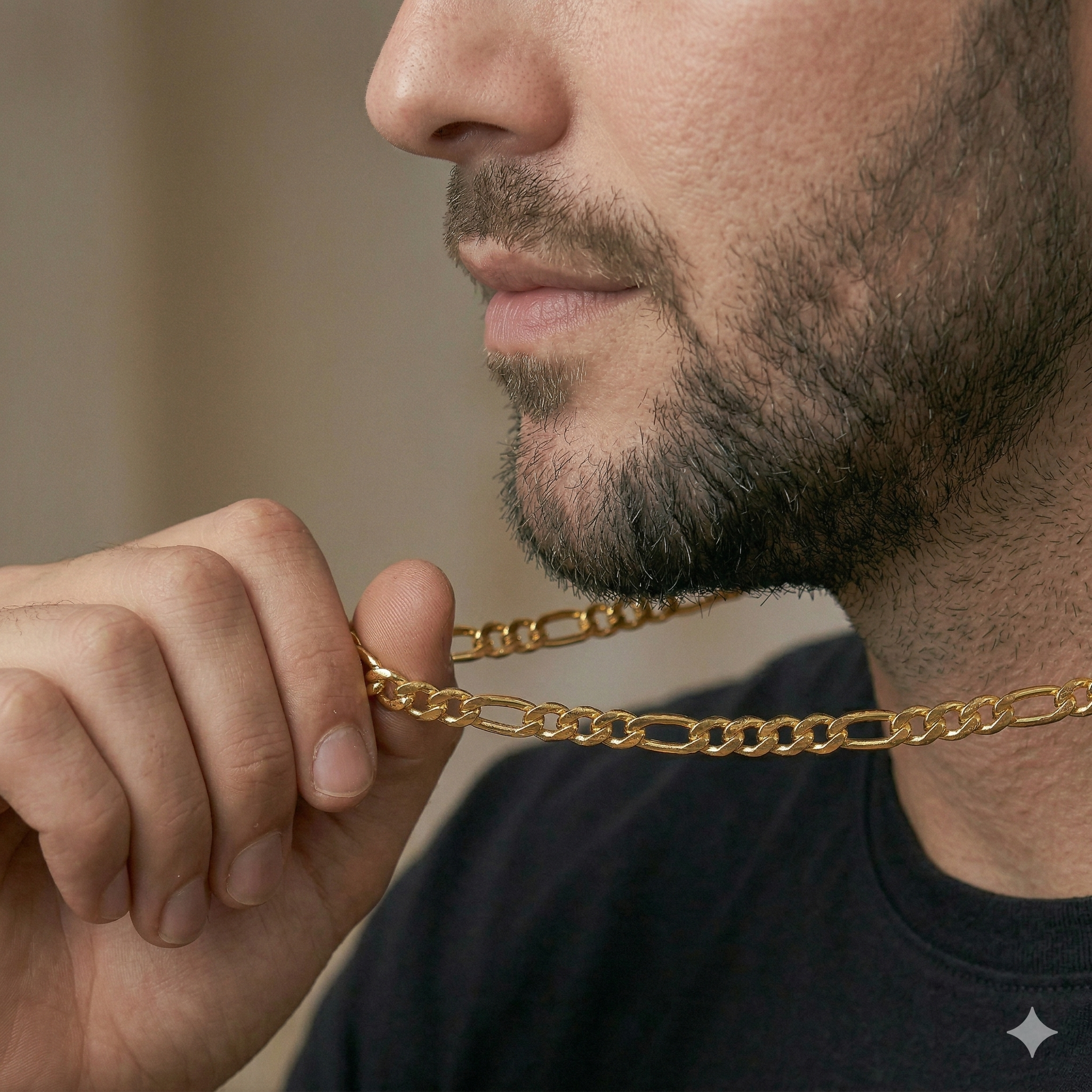 Figaro Chain | 18K Gold 5mm