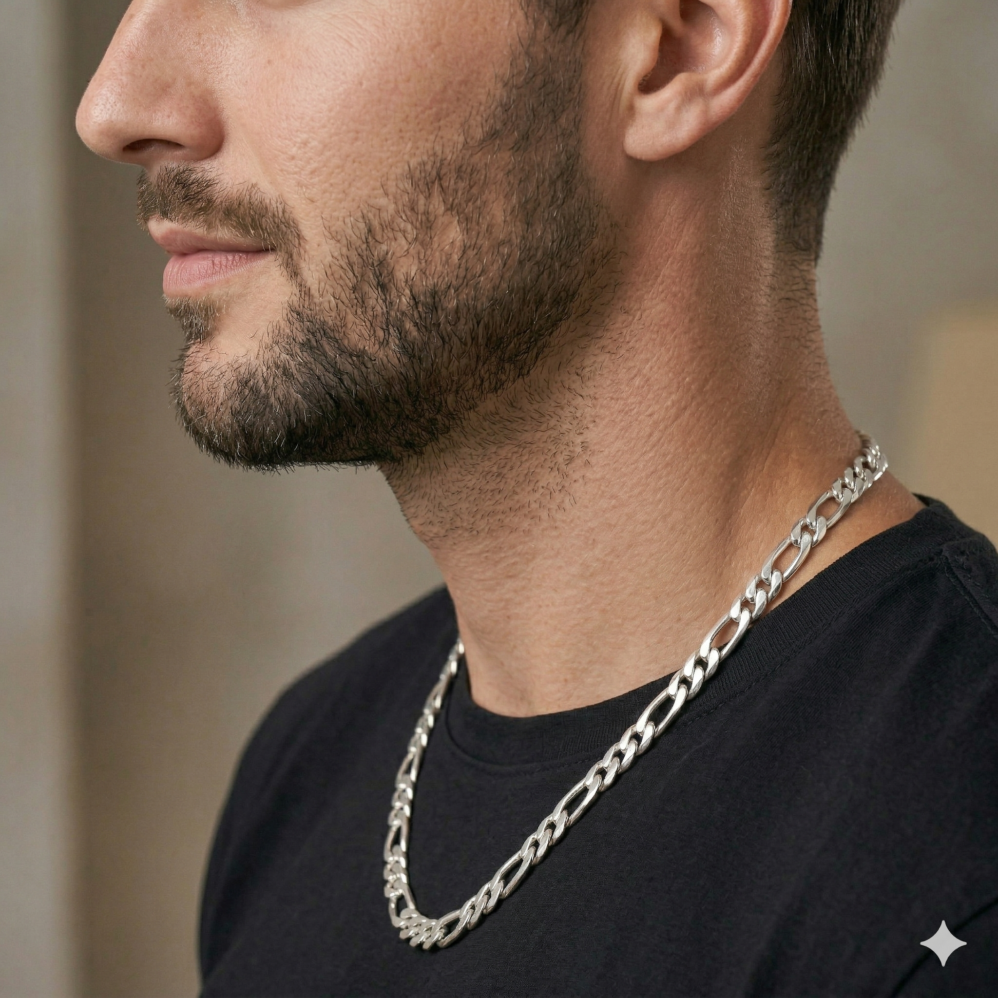 Figaro Chain | 925 Silver 7mm