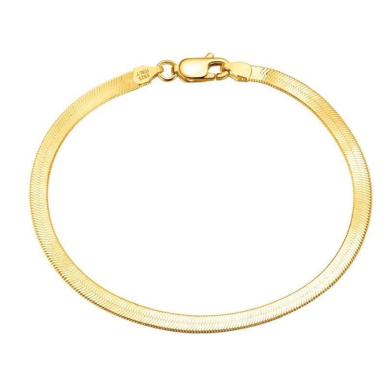 Snake Bracelet | 18K Gold 3mm