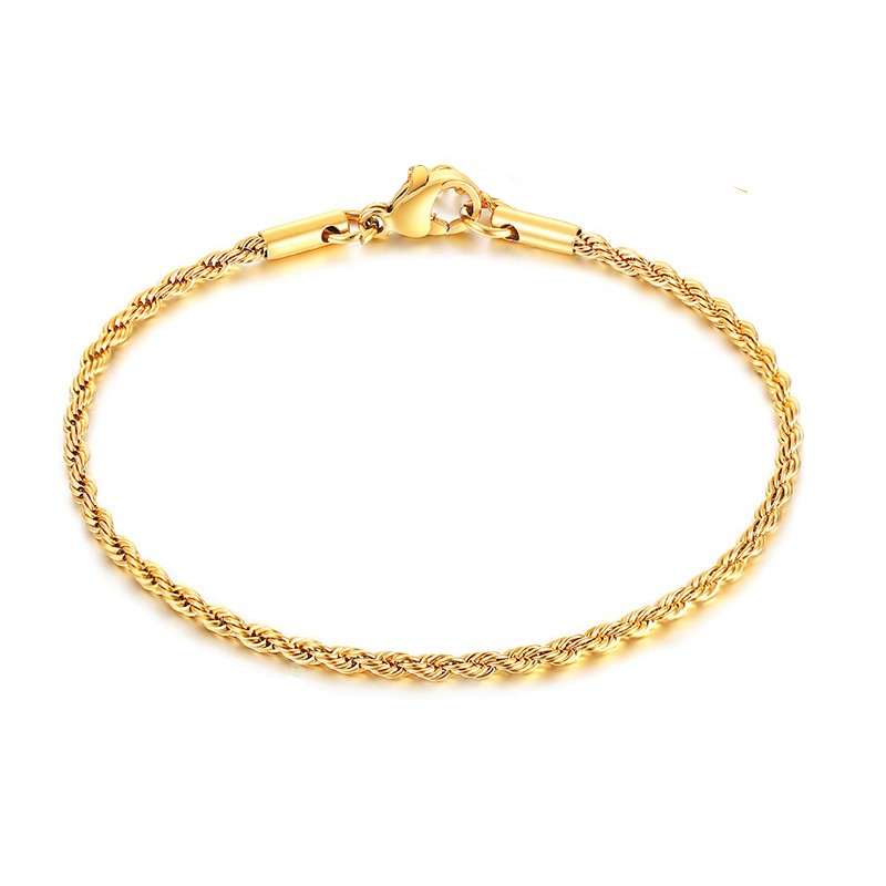 Rope Bracelet | 18K Gold 2.3mm