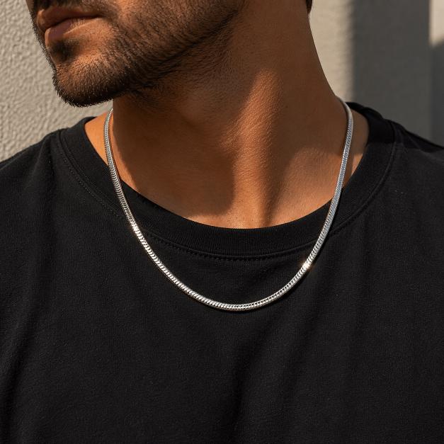 Herringbone Chain | 925 Silver 4.5mm